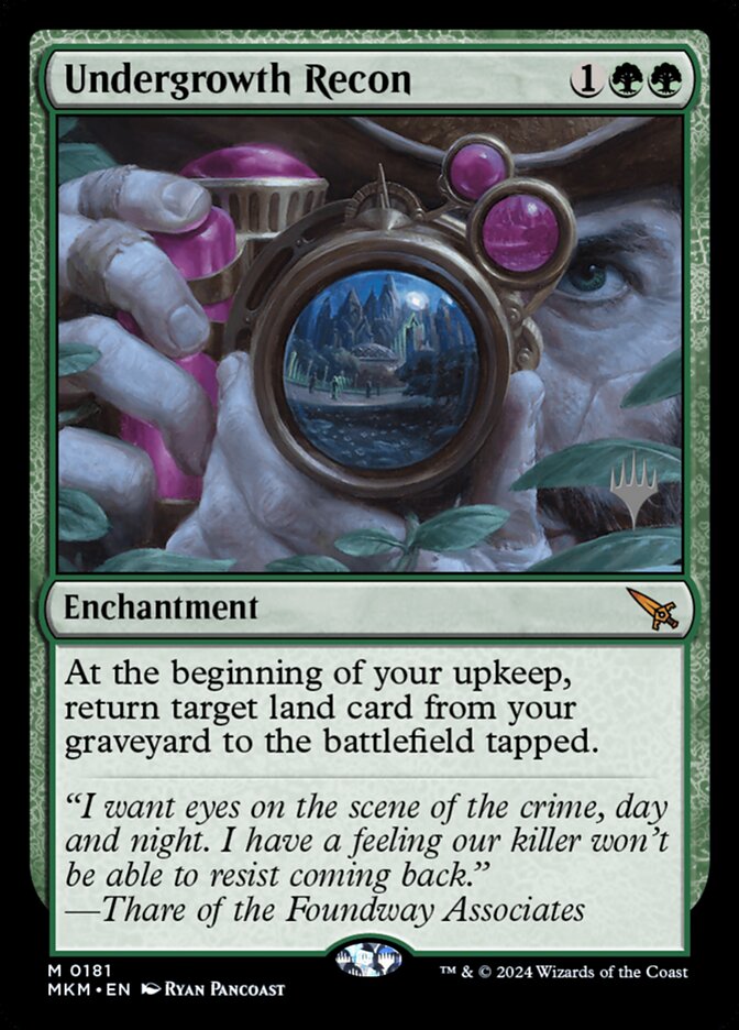 Undergrowth Recon card front