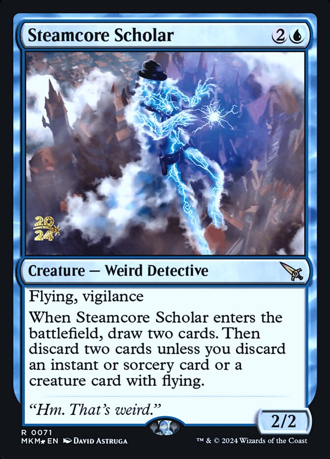 Steamcore Scholar card front