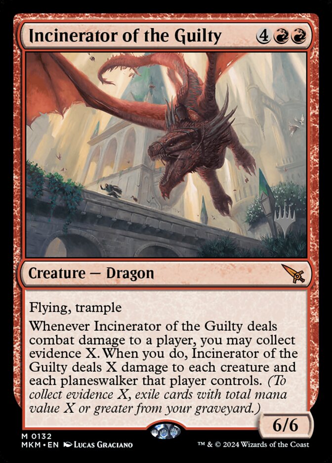 Incinerator of the Guilty card front