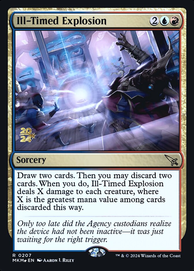 Ill-Timed Explosion card front