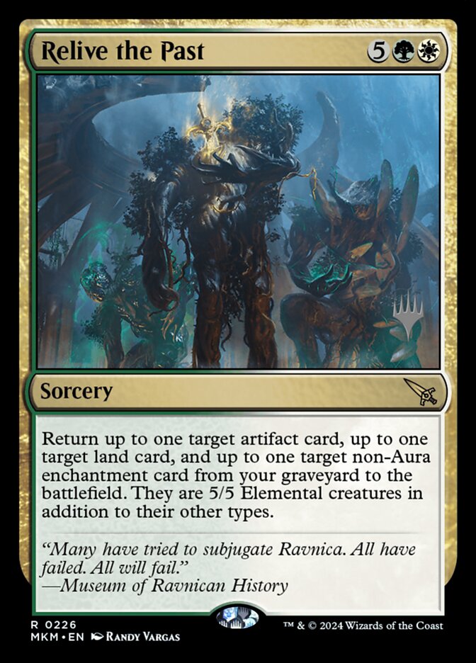 Relive the Past card front