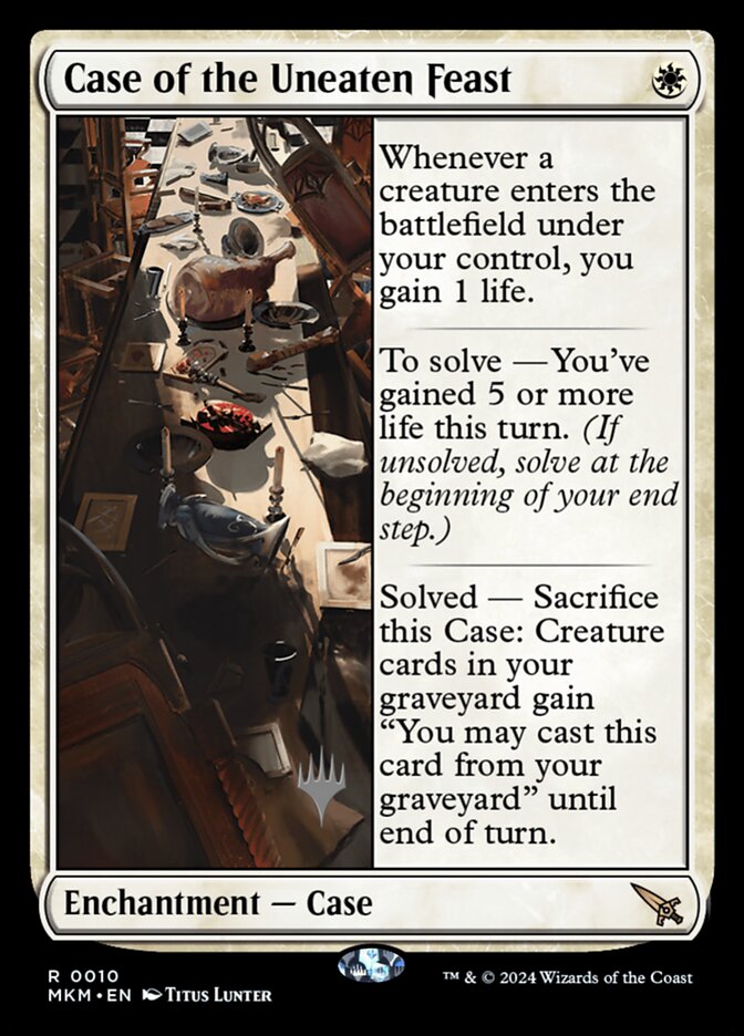 Case of the Uneaten Feast card front