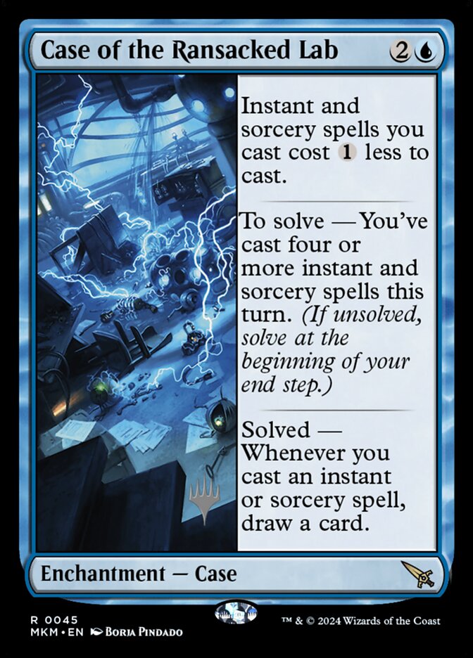 Case of the Ransacked Lab card front