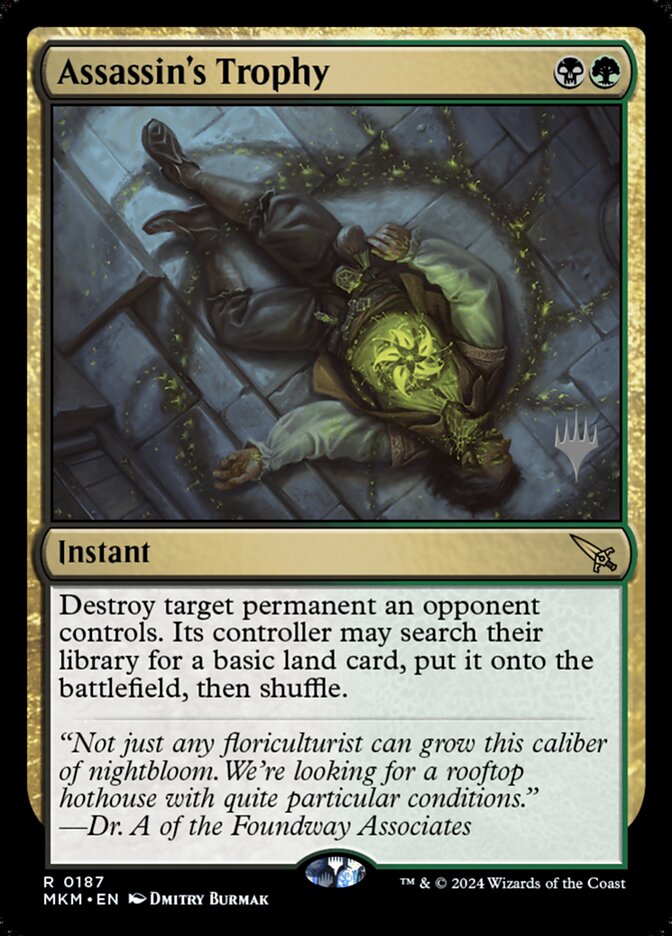 Assassin's Trophy card front