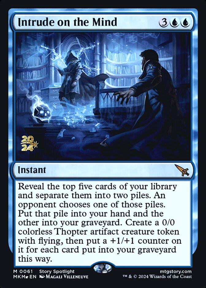 Intrude on the Mind card front