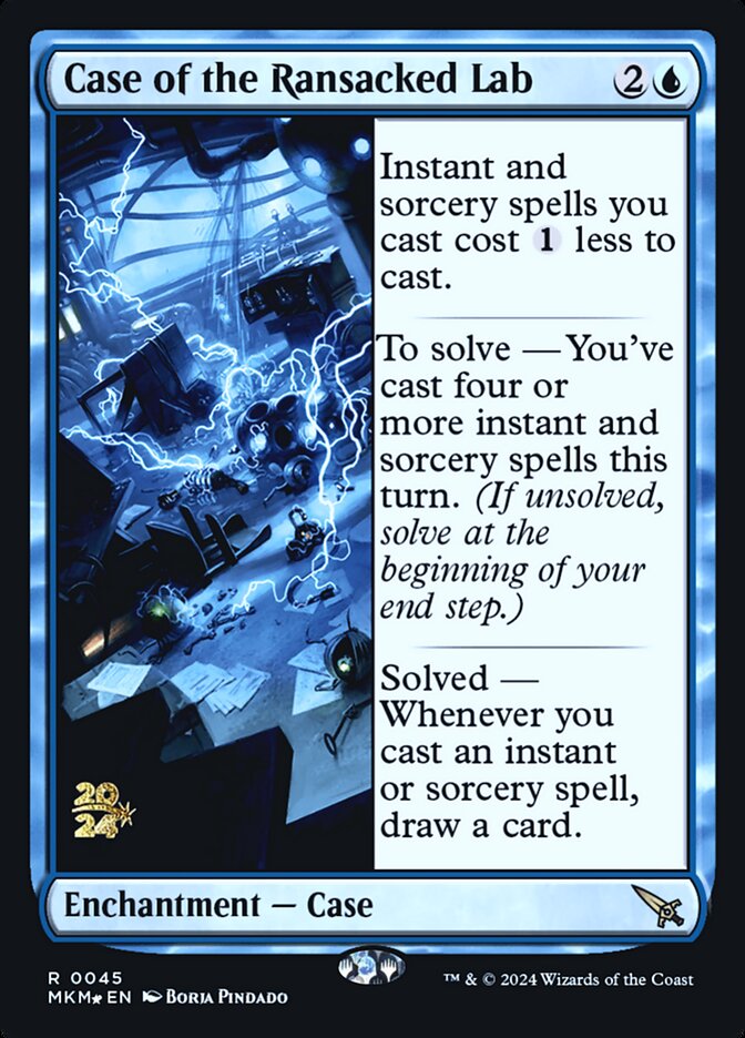 Case of the Ransacked Lab card front