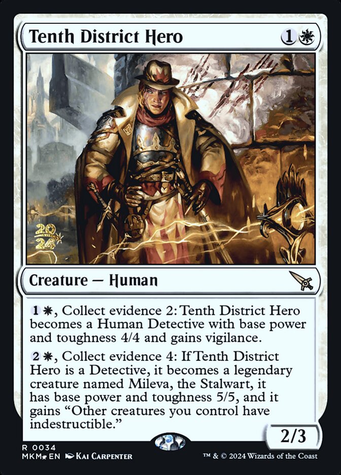 Tenth District Hero card front