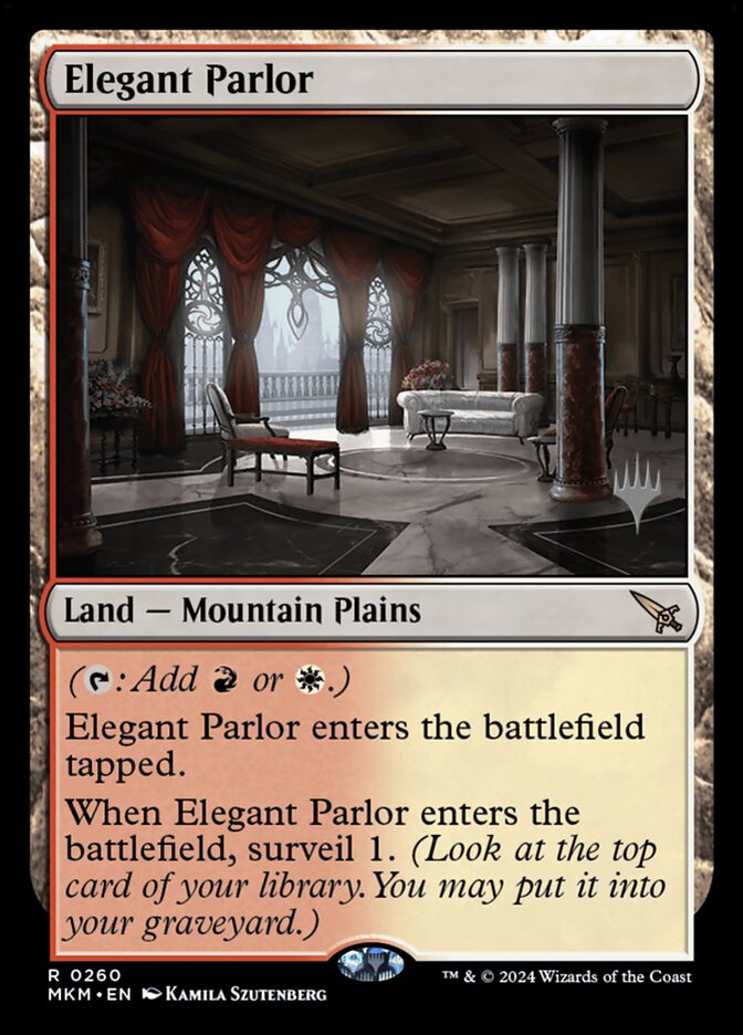 Elegant Parlor card front