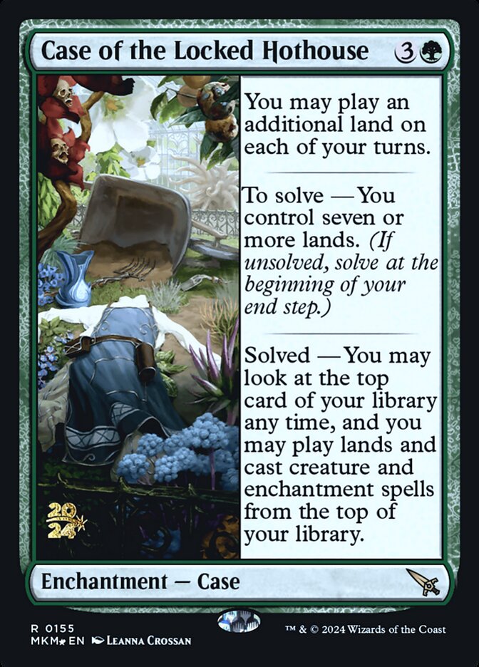 Case of the Locked Hothouse card front