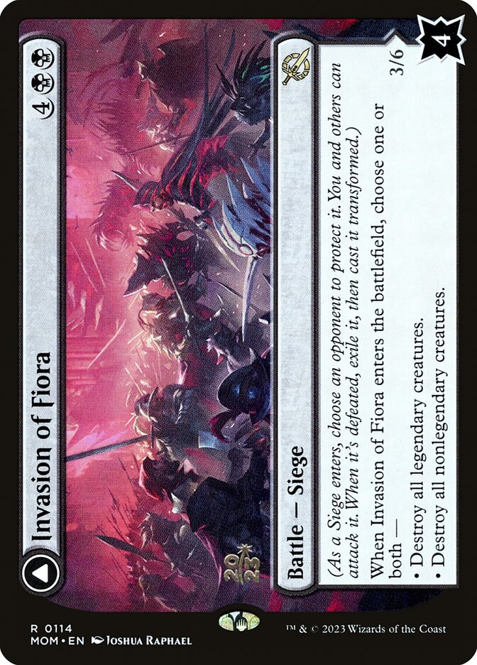Invasion of Fiora card front