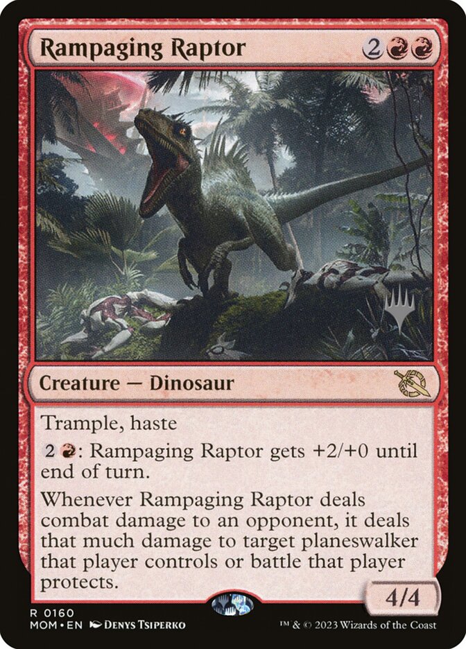 Rampaging Raptor card front