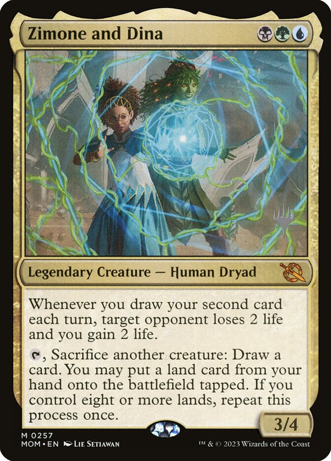 Zimone and Dina card front