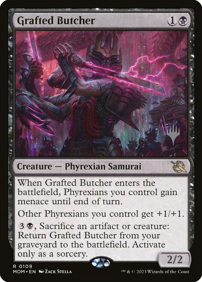Grafted Butcher card front