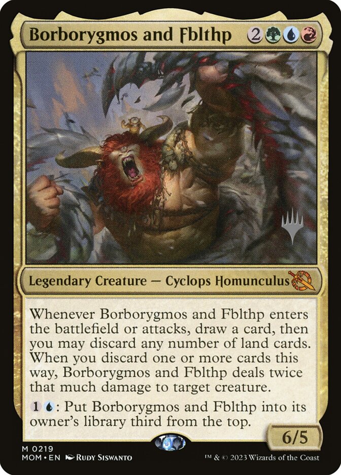 Borborygmos and Fblthp card front