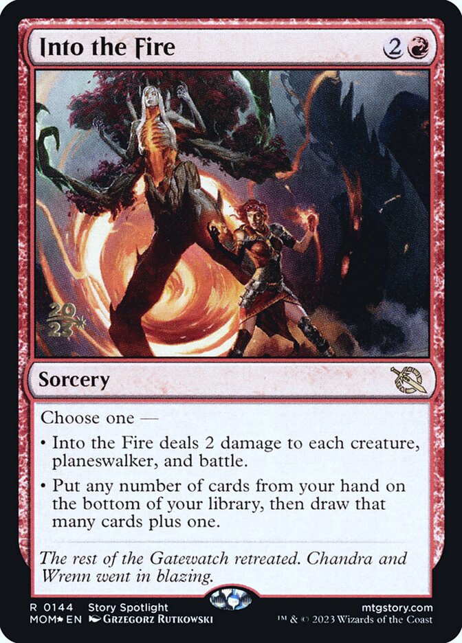 Into the Fire card front