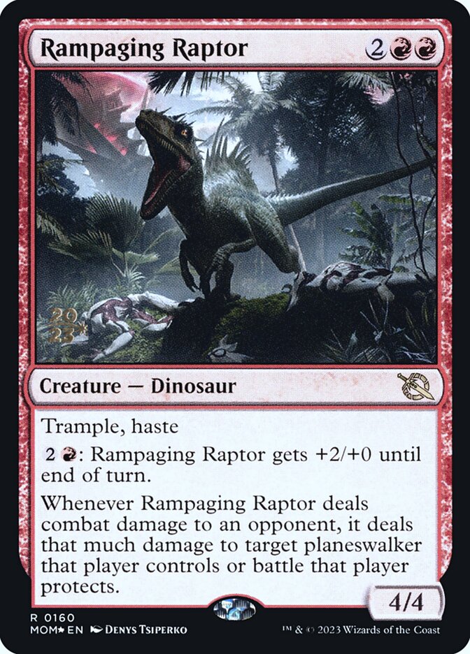 Rampaging Raptor card front