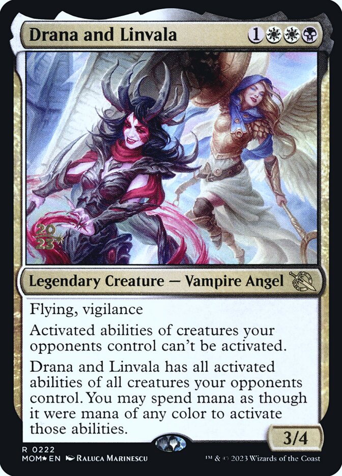 Drana and Linvala card front