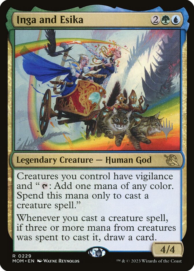 Inga and Esika card front