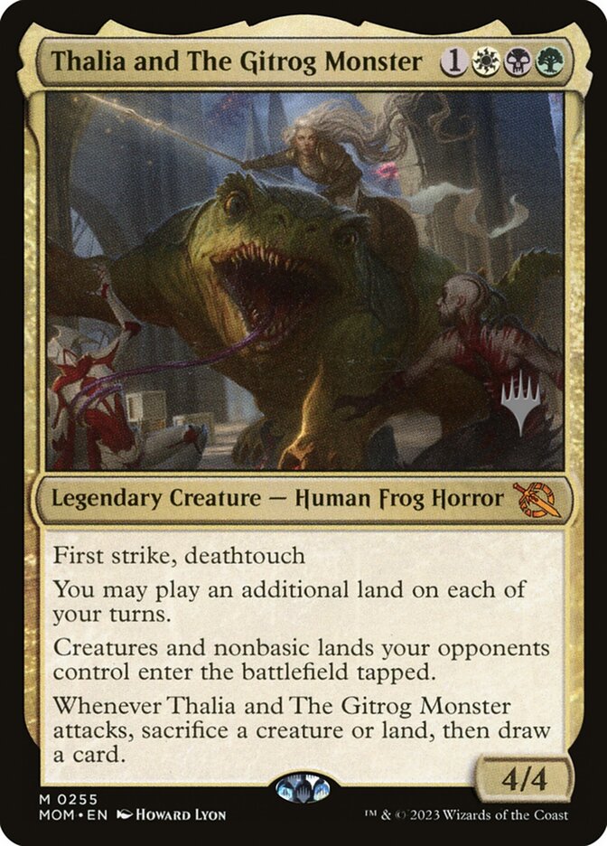 Thalia and The Gitrog Monster card front
