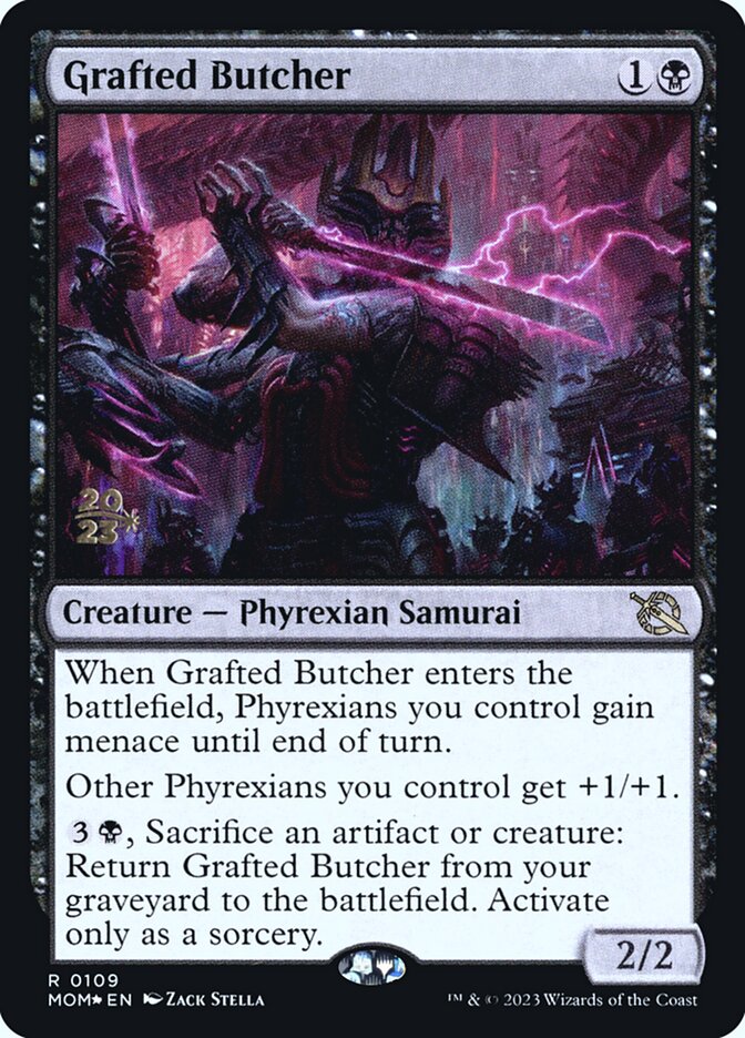 Grafted Butcher card front