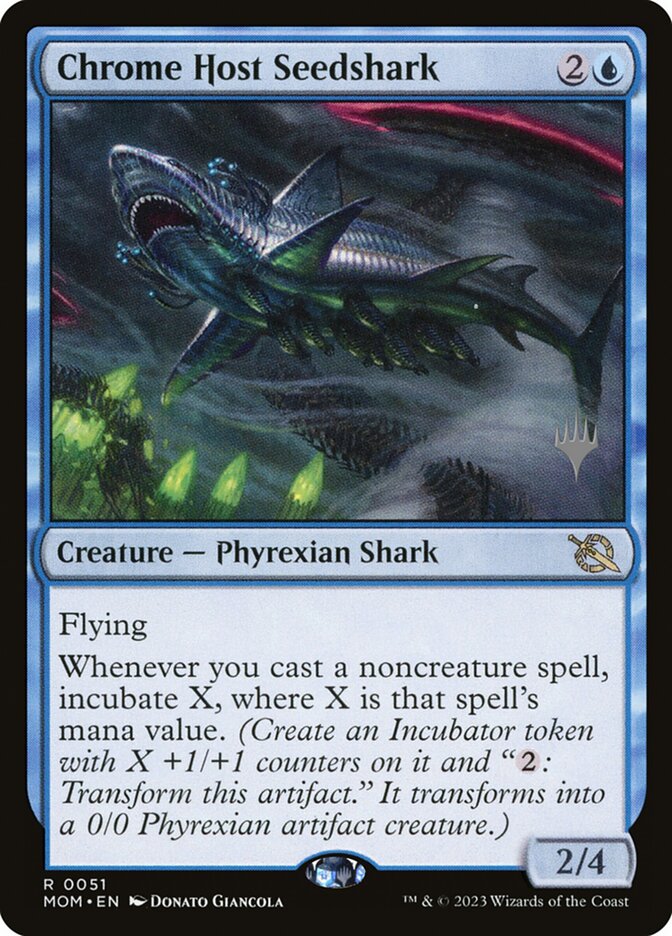 Chrome Host Seedshark card front