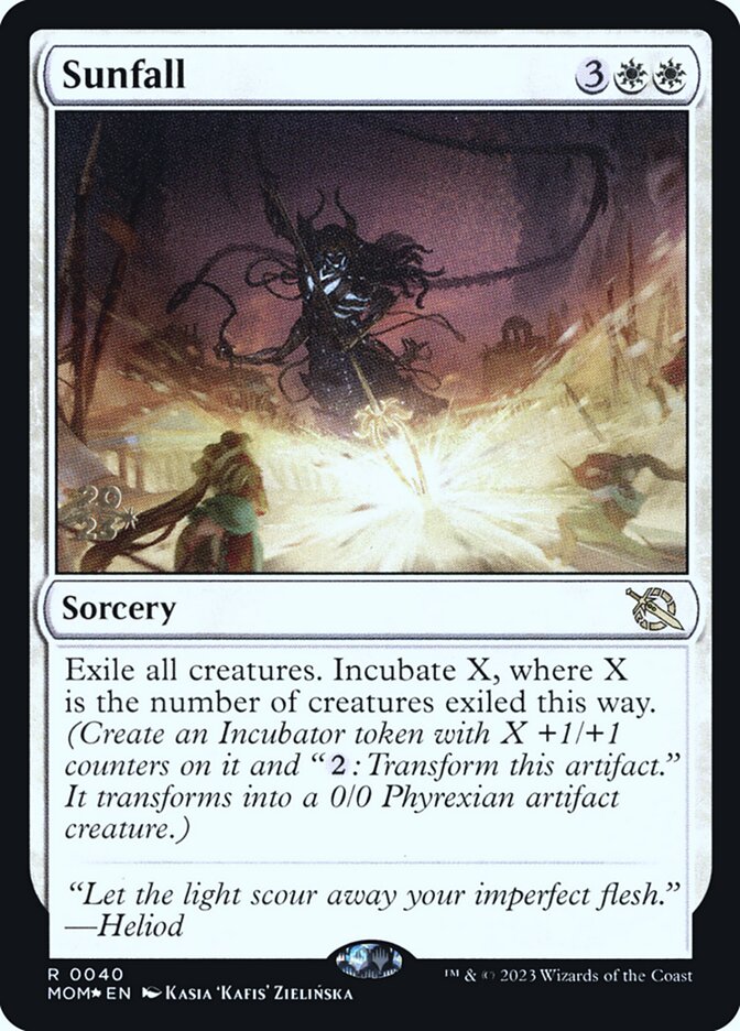 Sunfall card front