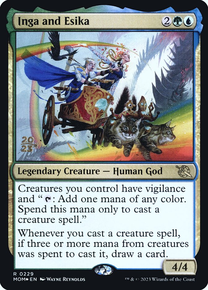 Inga and Esika card front