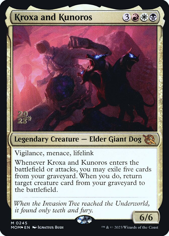 Kroxa and Kunoros card front