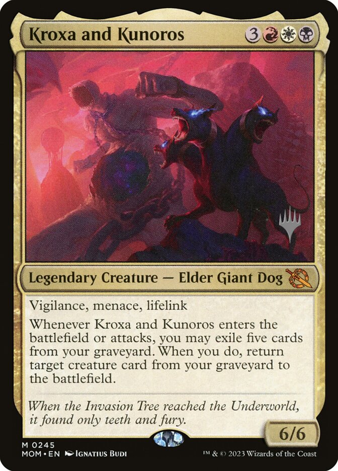 Kroxa and Kunoros card front