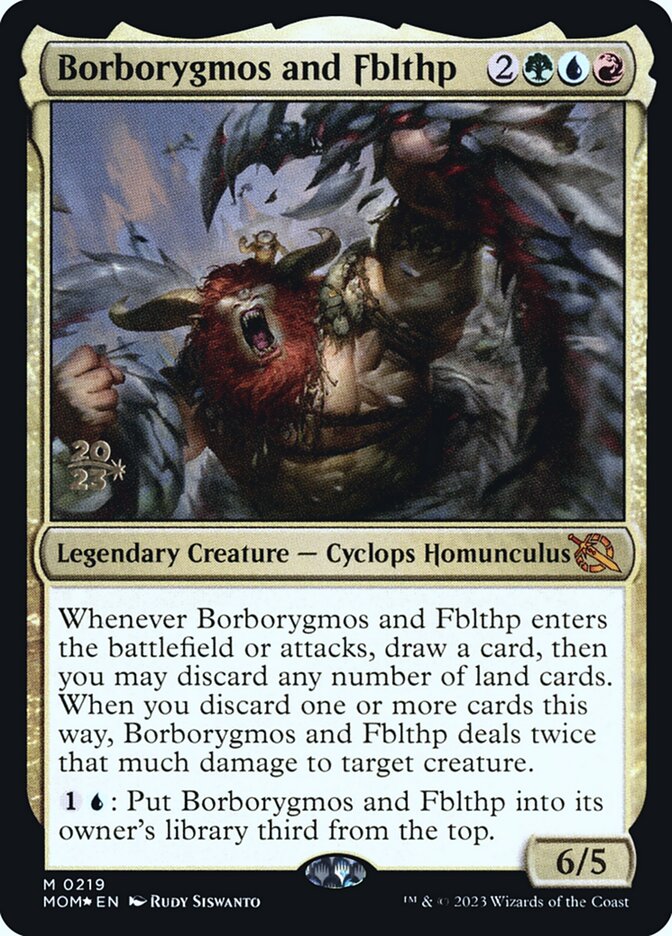 Borborygmos and Fblthp card front