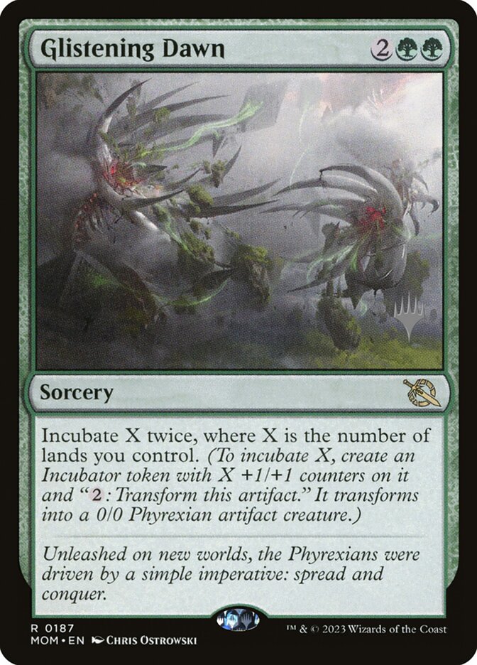 Glistening Dawn card front