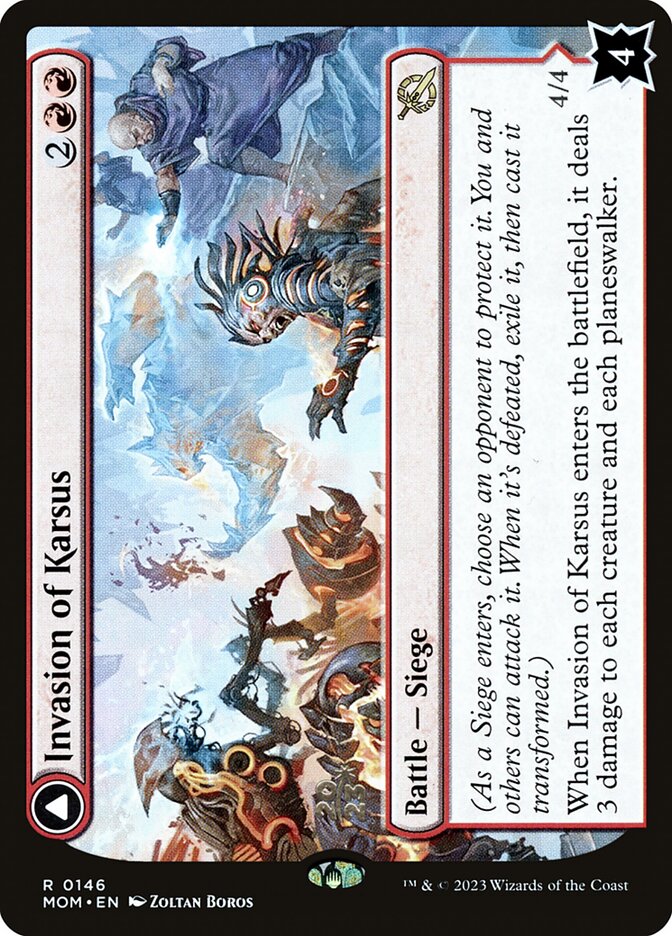 Invasion of Karsus card front