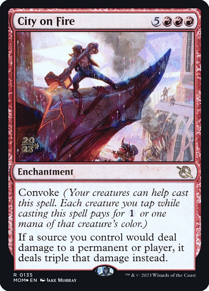 City on Fire card front