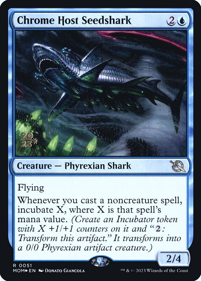 Chrome Host Seedshark card front