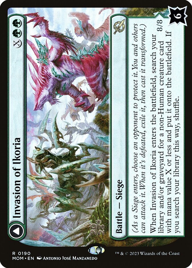Invasion of Ikoria card front