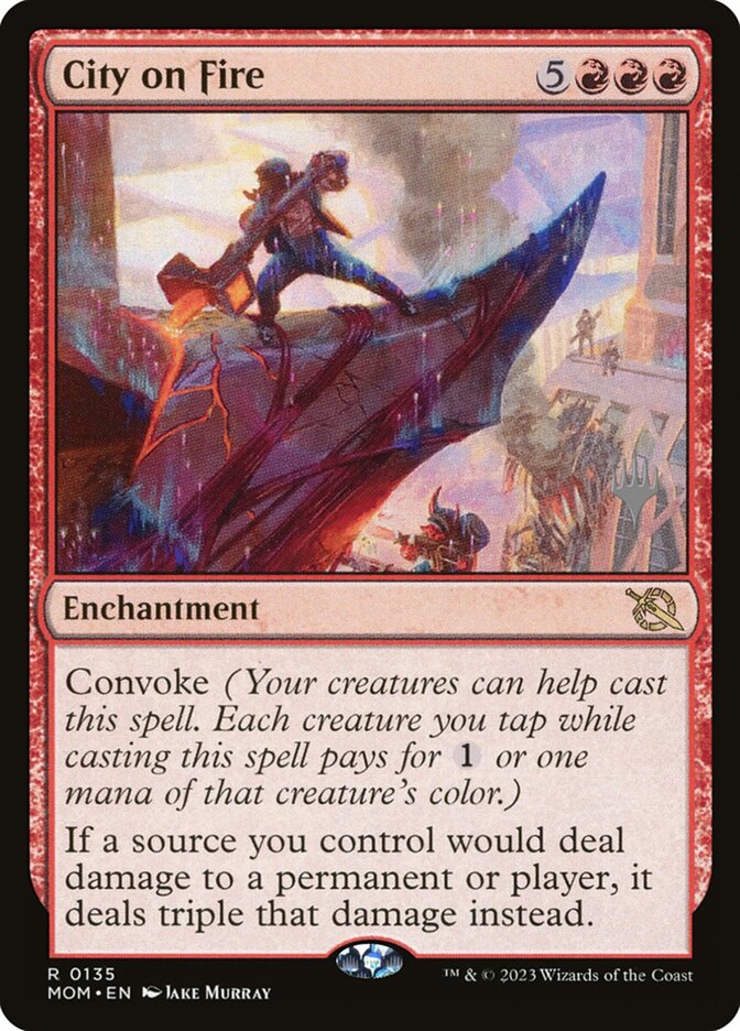City on Fire card front