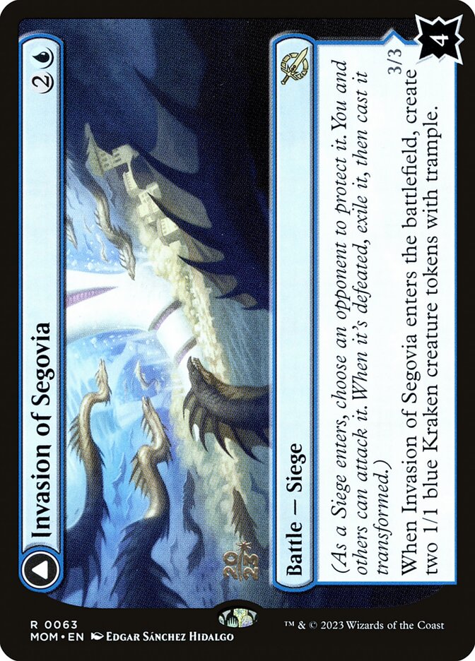 Invasion of Segovia card front