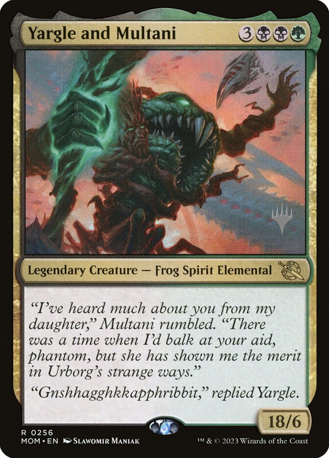 Yargle and Multani card front