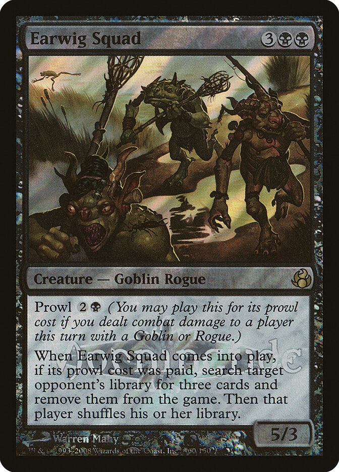 Earwig Squad card front