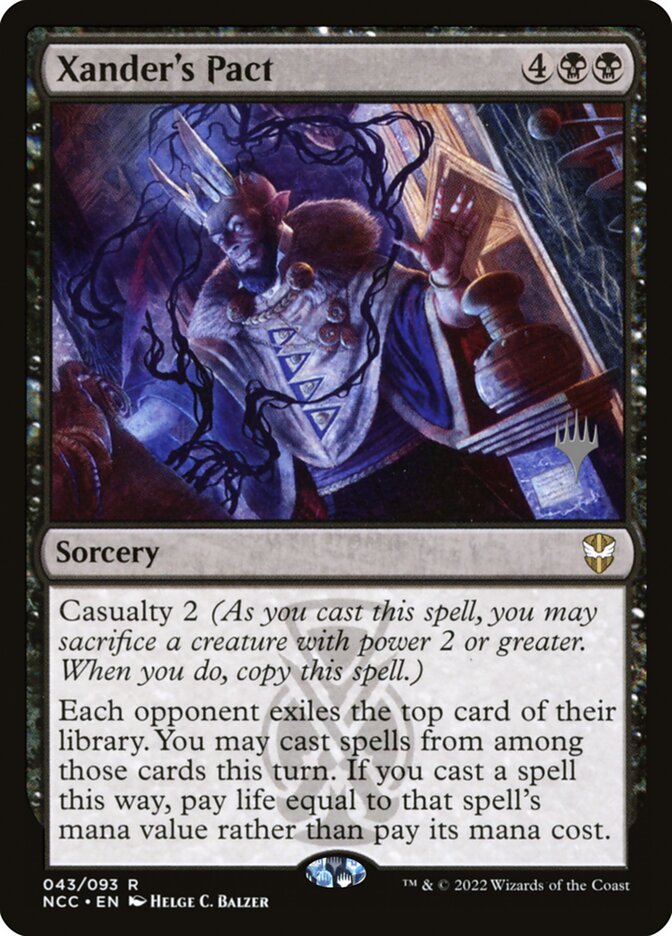 Xander's Pact card front