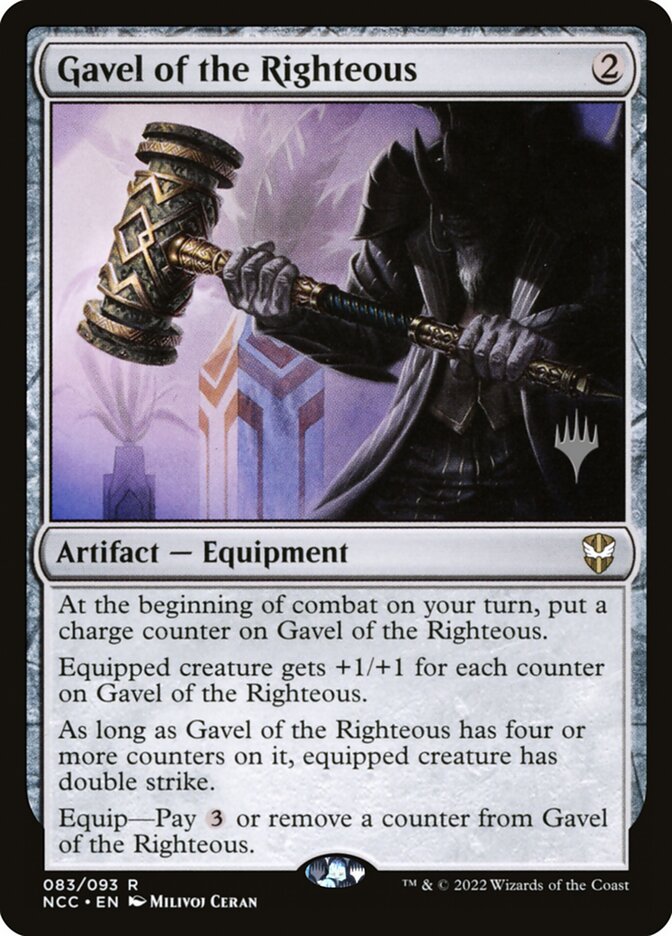 Gavel of the Righteous card front