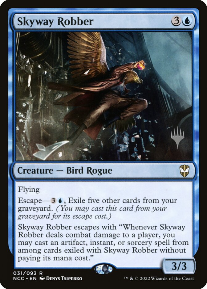 Skyway Robber card front