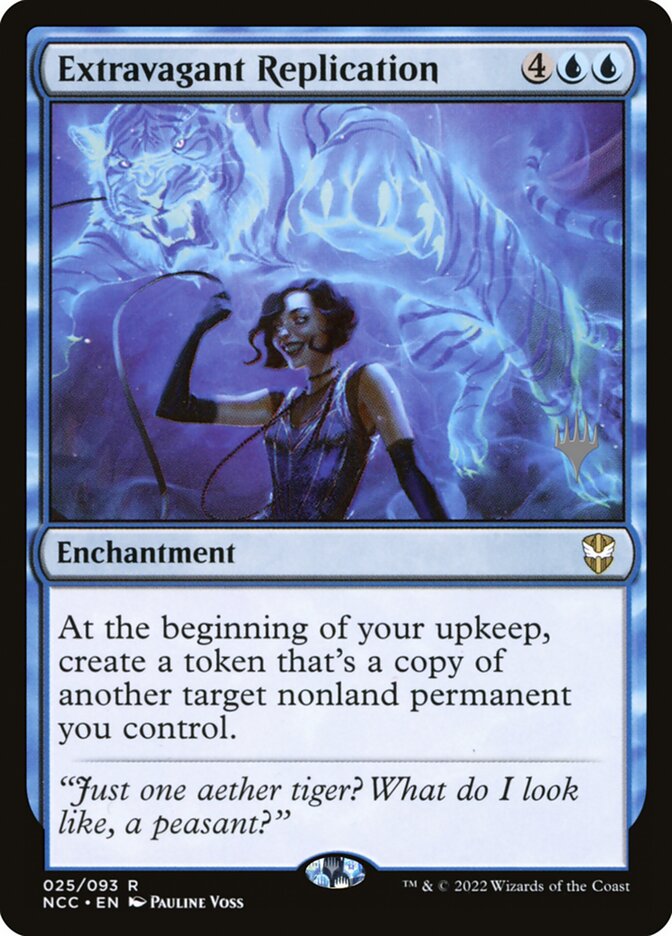 Extravagant Replication card front