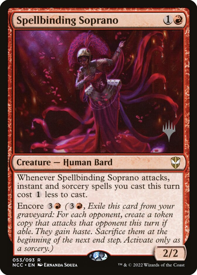 Spellbinding Soprano card front