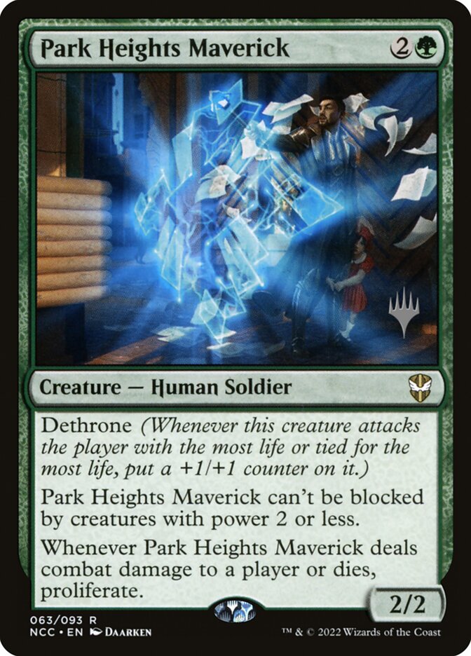 Park Heights Maverick card front