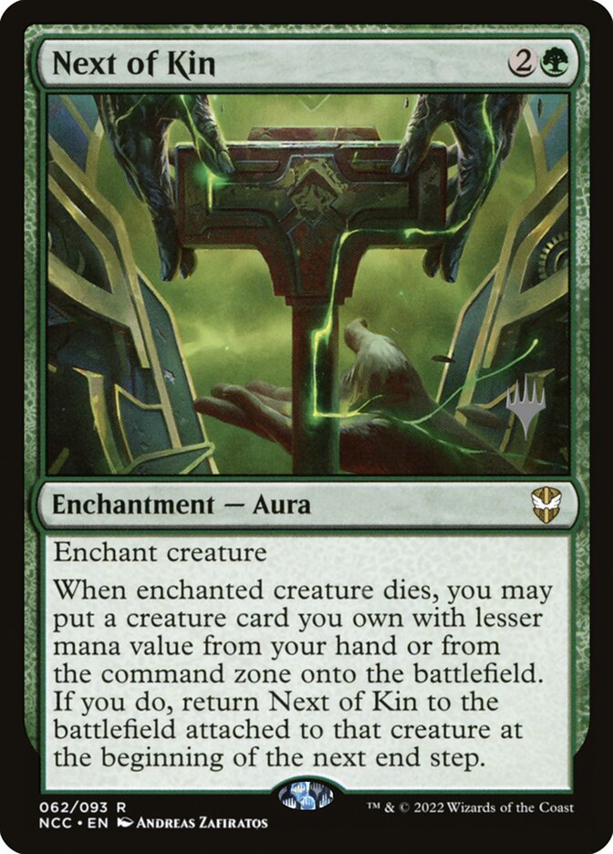 Next of Kin card front