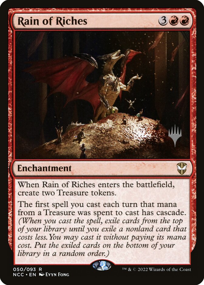 Rain of Riches card front