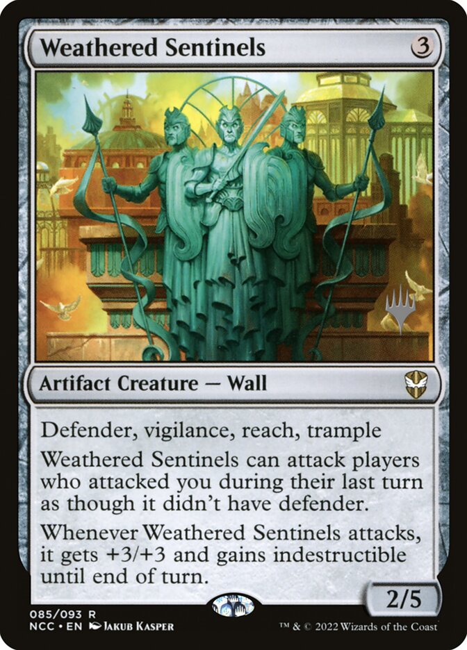 Weathered Sentinels card front