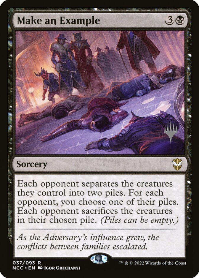 Make an Example card front