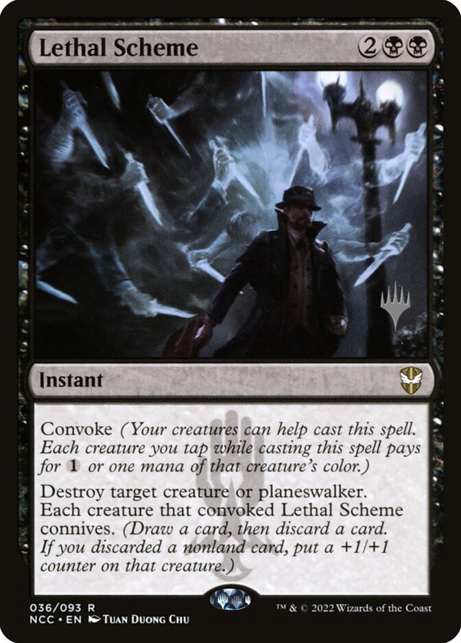 Lethal Scheme card front